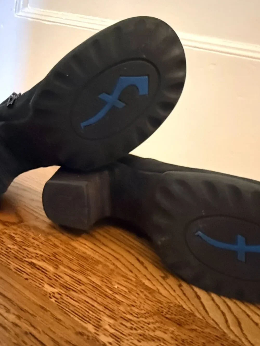 John Fluevog black suede